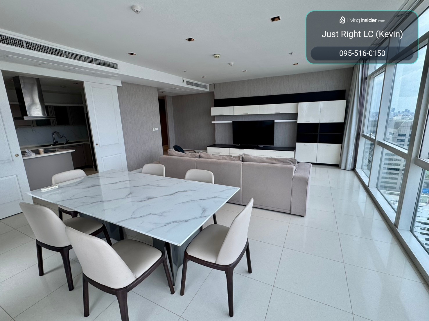 ให้เช่า Athenee Residence 3 ห้องนอน 5 ห้องน้ำ 1 ห้องทำงาน ขนาด 215 ตรม. ชั้น 2x วิวทางด่วน ห้องสวย คาเช่าเพียง 165,000 บาท/เดือน สัญญา 1 ปี – รูปที่ 2