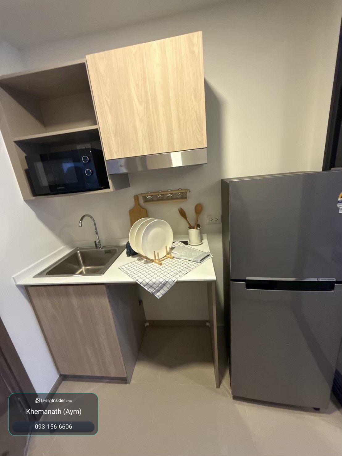 📣Rare room for rent, Condo The Move Pradipat | 2nd floor, size 25 sq m., 1 bedroom, 1 bathroom, separate kitchen | Fully furnished, ready to move in, only 15k🔥 – รูปที่ 4