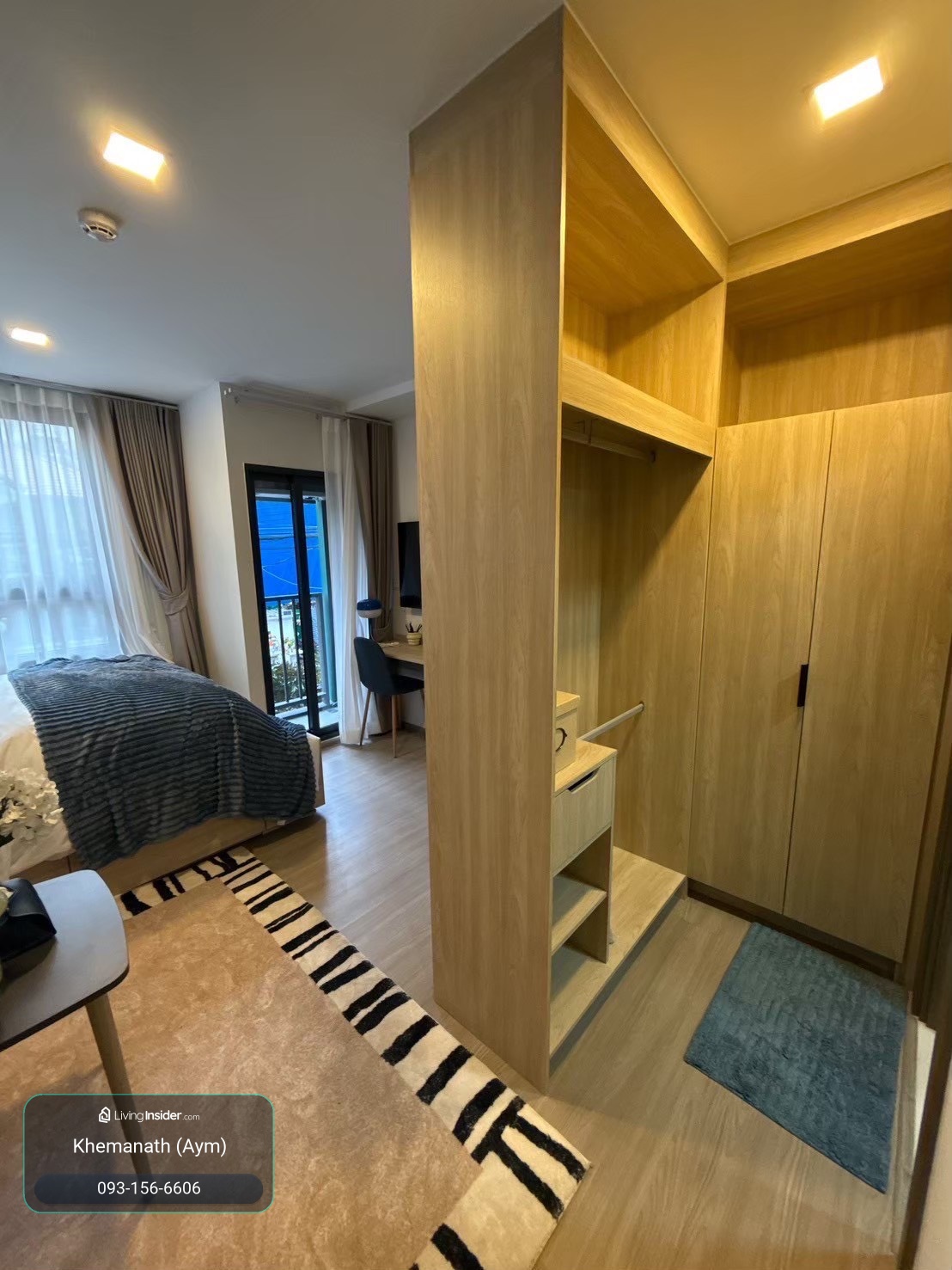 📣Rare room for rent, Condo The Move Pradipat | 2nd floor, size 25 sq m., 1 bedroom, 1 bathroom, separate kitchen | Fully furnished, ready to move in, only 15k🔥 – รูปที่ 3