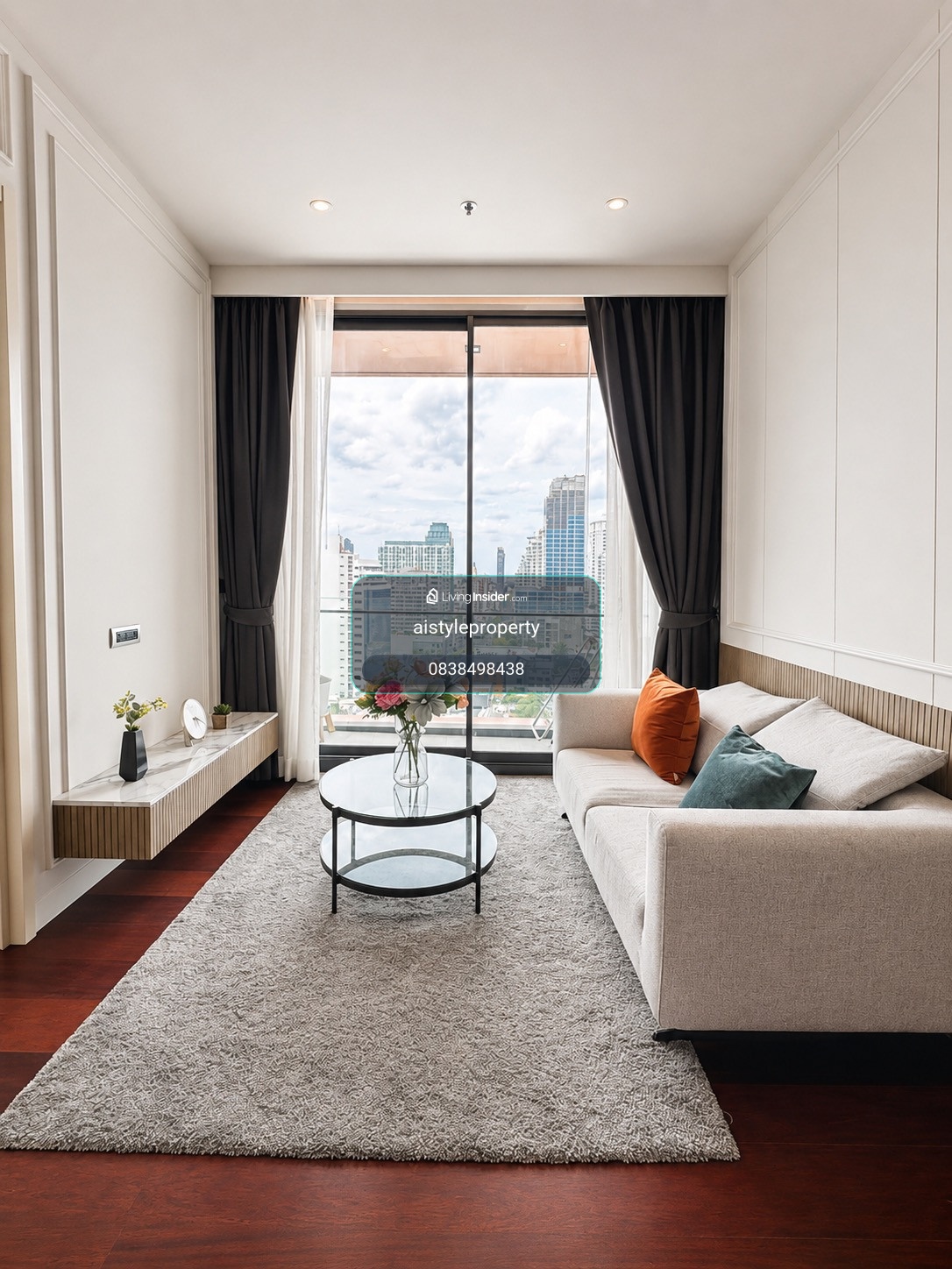 Khun by Yoo 1 Bedroom 1 Bathroom 48 sqm. Nice View  – รูปที่ 3