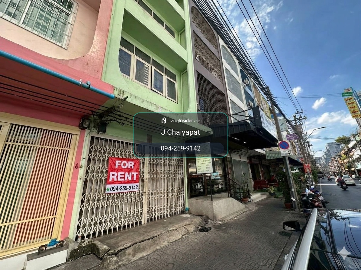 ให้เช่า อาคารพาณิชย์ 4ชั้น มีดาดฟ้า | ติดถนน อยู่สุขุมวิท 22 | ทำเลดีมาก แหล่งนักท่องเที่ยว – รูปที่ 2