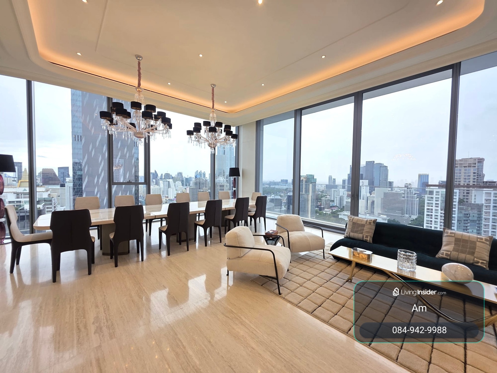 Scope Langsuan Penthouse: 3+1 bed 4bath + maid 463 sqm. 660,000,000 Am: 0656199198 – รูปที่ 3