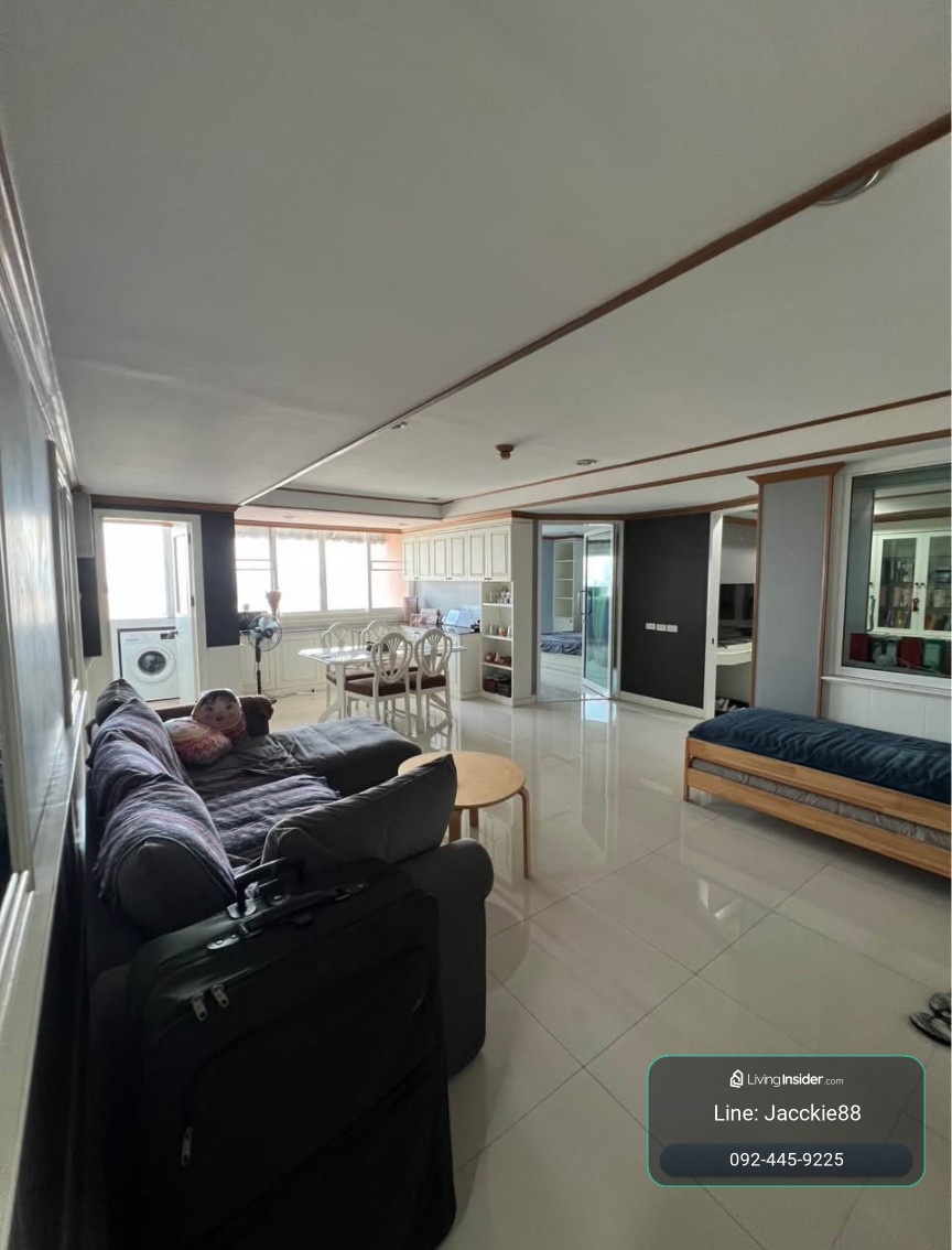 🔥 คอนโด 3 ห้องนอน พร้อมผู้เช่า สร้างรายได้ทันที ย่านสาทร–เย็นอากาศ | 114 ตร.ม. | 8 ล้านบาท – รูปที่ 2
