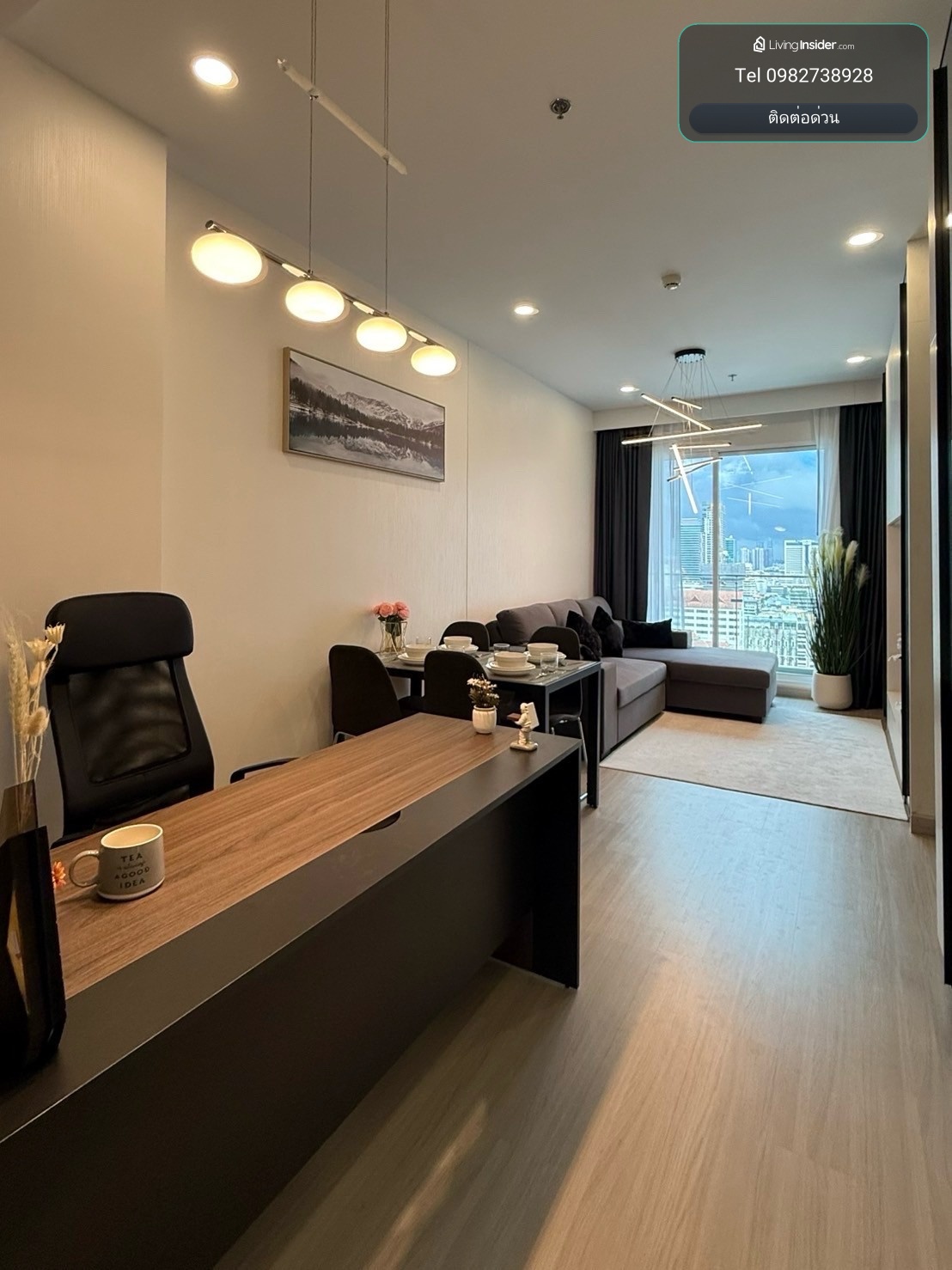 New Room ให้เช่าคอนโดศุภาลัยพรีเมียร์ สี่พระยา-สามย่าน  – รูปที่ 2