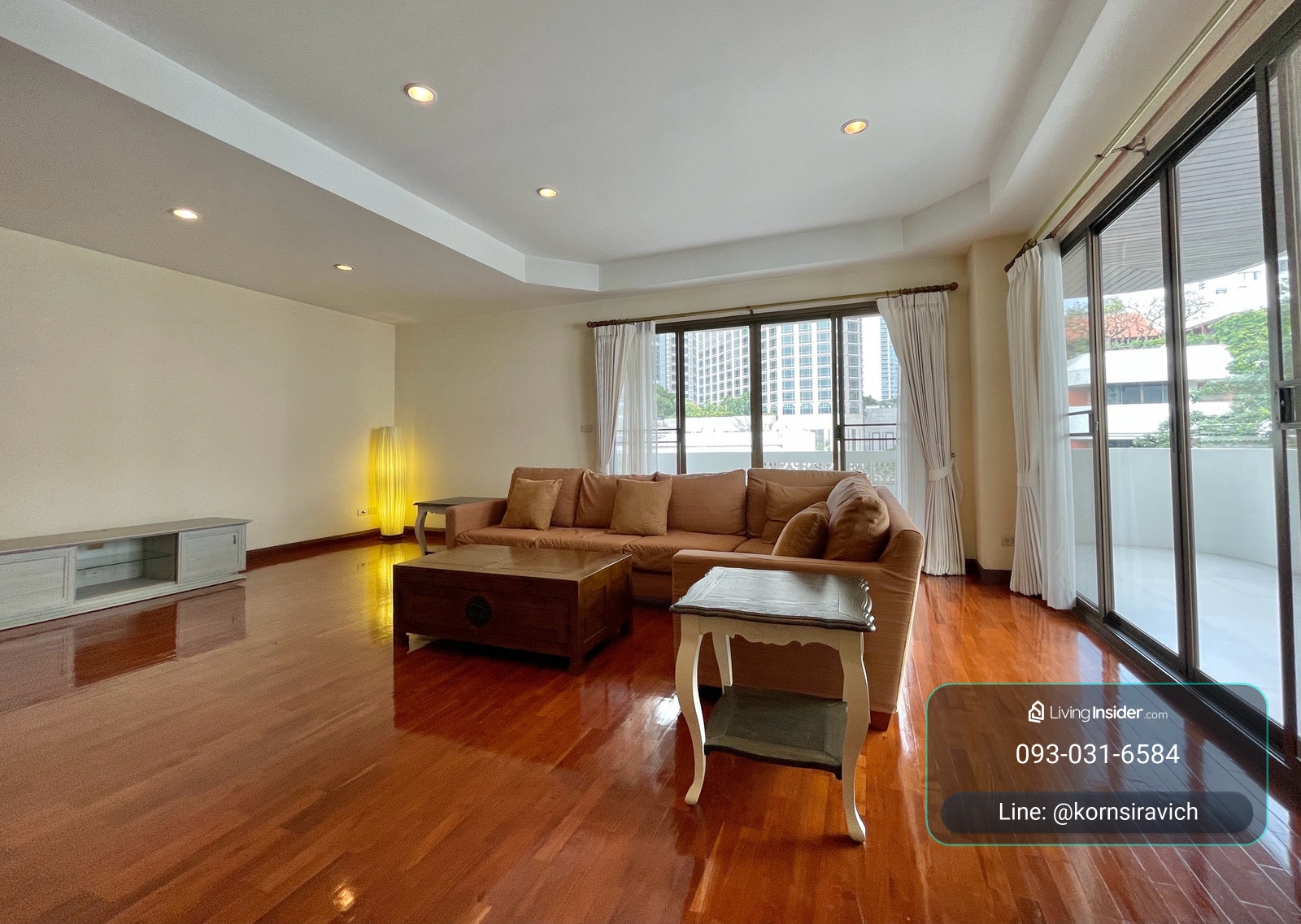 Cat Friendly Private Apartment 172 Sq.m. on Wireless Road (Wittayu) | 2 Beds 2 Baths with Maid Room – รูปที่ 3