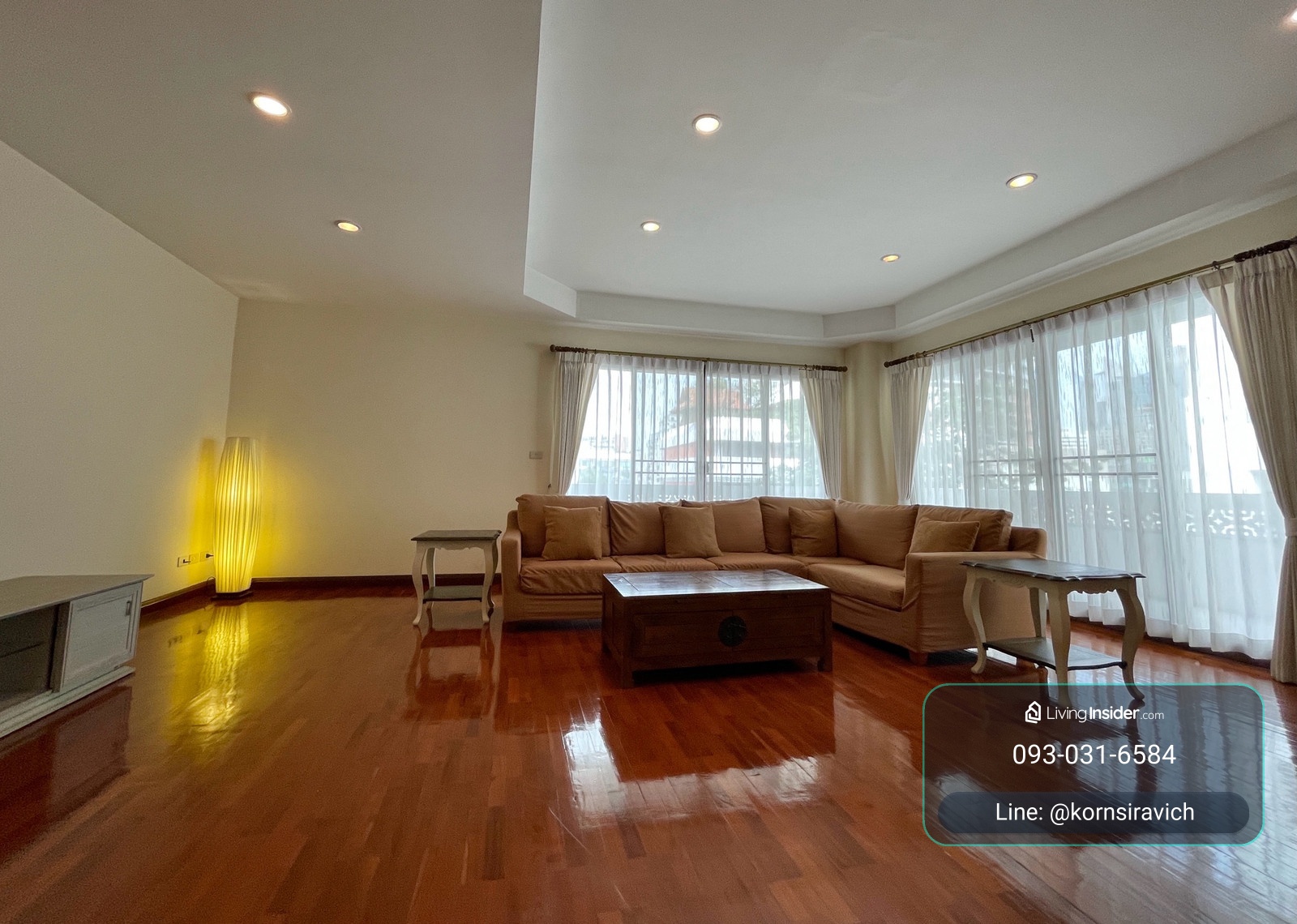 Cat Friendly Private Apartment 172 Sq.m. on Wireless Road (Wittayu) | 2 Beds 2 Baths with Maid Room – รูปที่ 4