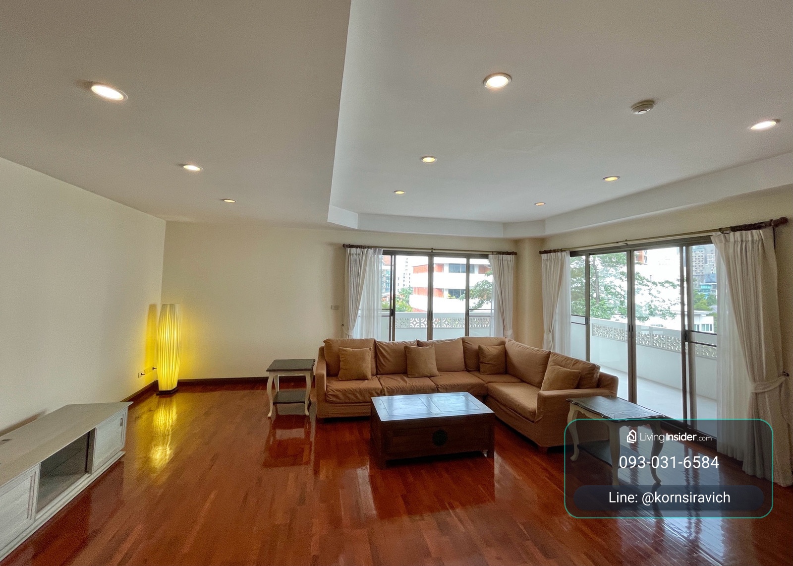 Cat Friendly Private Apartment 172 Sq.m. on Wireless Road (Wittayu) | 2 Beds 2 Baths with Maid Room – รูปที่ 2