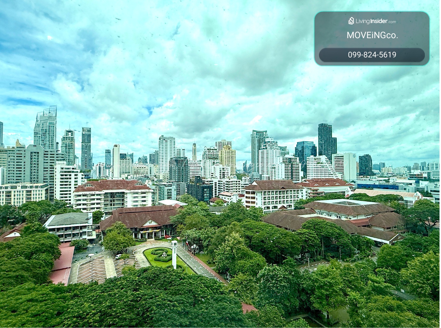 ห้องสตูดิโอ วิวเมือง ใจกลางอโศก ใกล้ BTS อโศก และ MRT สุขุมวิท – รูปที่ 2