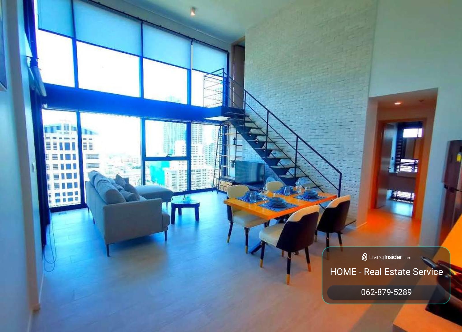 The Lofts Silom / Duplex 2 Bed (FOR RENT), เดอะ ลอฟท์ สีลม / ดูเพล็กซ์ 2 ห้องนอน (ให้เช่า) FAHH010 – รูปที่ 3