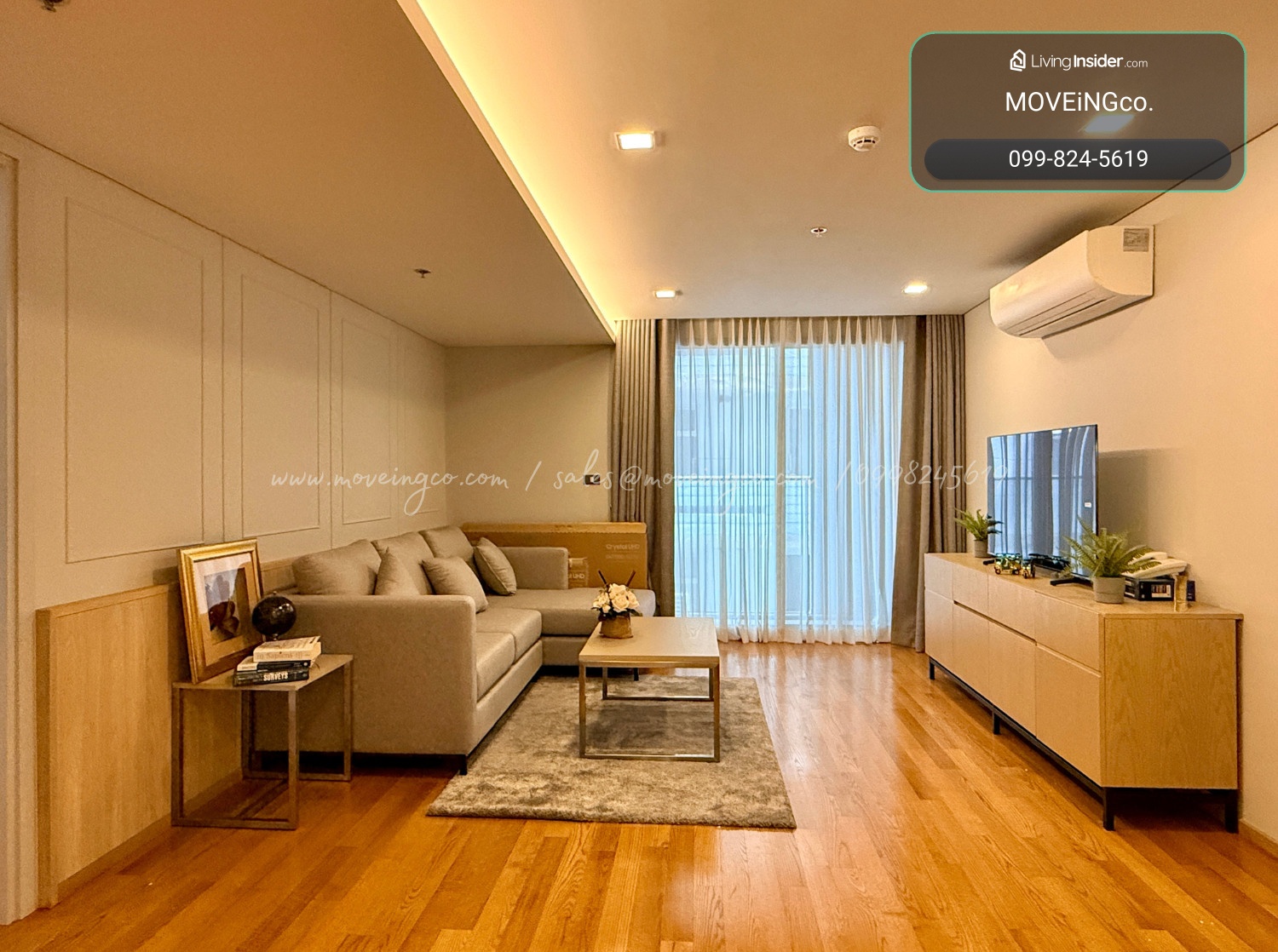 อพาร์ทเมนท์ 2 ห้องนอนสุดหรู , pet-friendly ในซอยสุขุมวิท 15 ใกล้โรงเรียนวัฒนาวิทยาลัย และ NIST Internation School  – รูปที่ 2