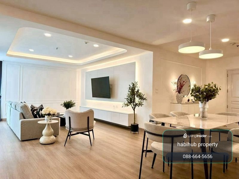 🏠✨ แกรนด์ หลังสวน (Grand Land Suan) | เช่าคอนโด 3 ห้องนอน (HBH-TB-124) – รูปที่ 2