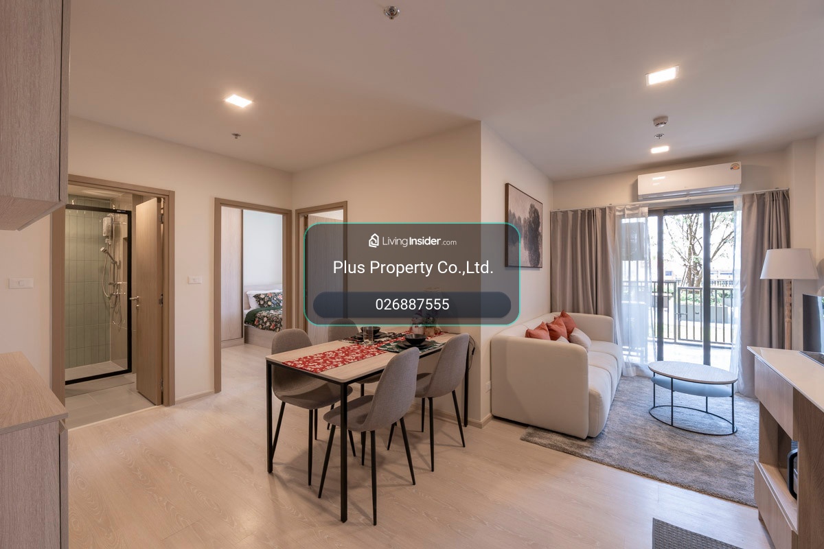 🔥Urgent for rent!🔥𝗙𝗟𝗢 𝗯𝘆 𝗦𝗮𝗻𝘀𝗶𝗿𝗶 2 bedrooms with furniture, next to the garden, best price. – รูปที่ 3