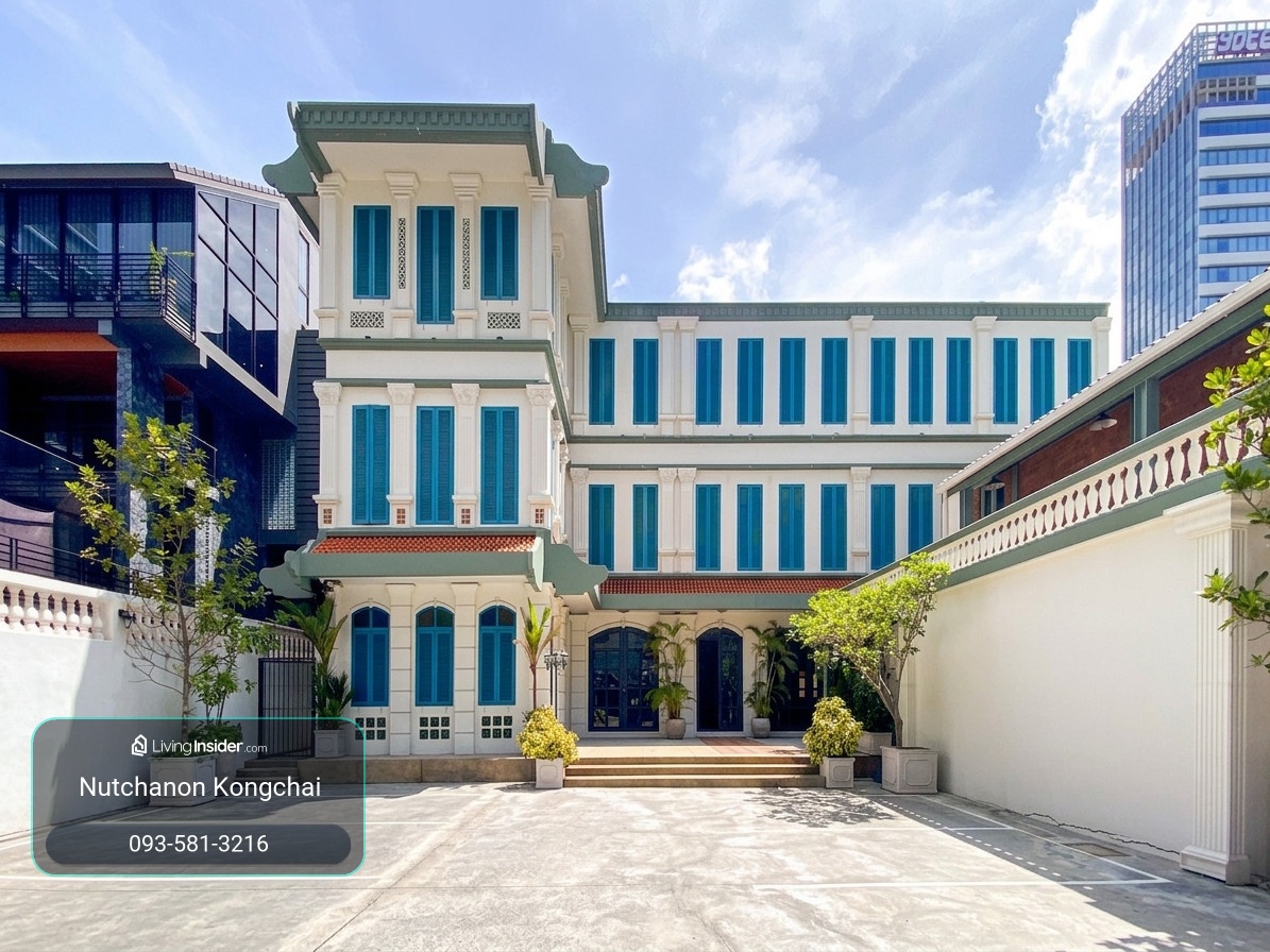 🏛️ ให้เช่าอาคารออฟฟิศ 3 ชั้น สไตล์ Classic Colonial ซอยสุขุมวิท 66 (สุขุมวิท-อุดมสุข) พื้นที่ 1,500 ตรม. ใกล้ BTS อุดมสุข & Cloud 11 เพียง 250,000 บ./เดือน! 🏛️ – รูปที่ 2