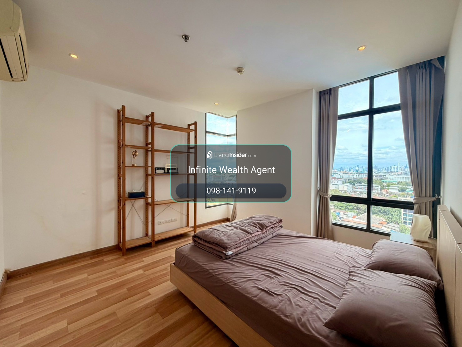 Corner River View! ✨ | 2Bed 60sqm Ideo Blucove Sukhumvit steps to BTS | Built-in 25K | By on-site agent | Book Now! ⚡ – รูปที่ 3