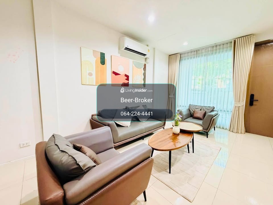 townhome fully furnished, suitable for office, with access from two sides: Vibhavadi/Phaholyothin Road, near two BTS lines.  – รูปที่ 3