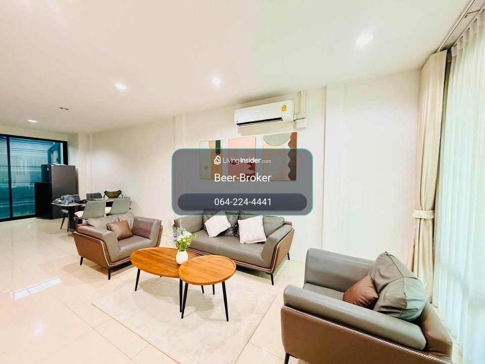 townhome fully furnished, suitable for office, with access from two sides: Vibhavadi/Phaholyothin Road, near two BTS lines.  – รูปที่ 2