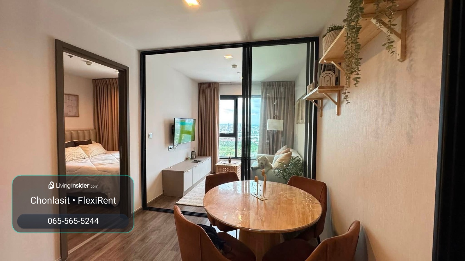 🔥 High floor room, city view! Life Ladprao Valley, opposite Central Ladprao – รูปที่ 3