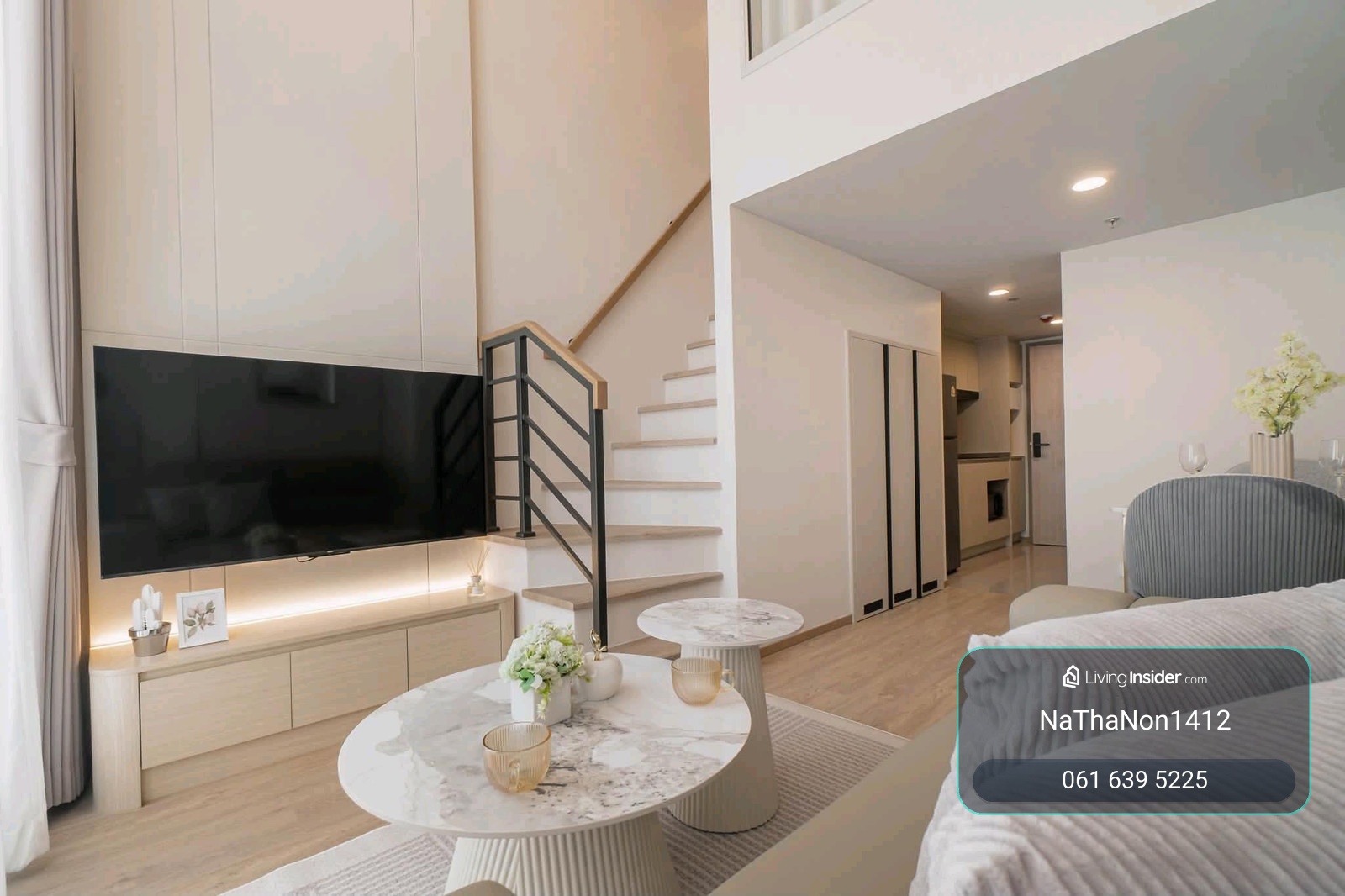 🏙️For rent, beautifully decorated room, brand new, 2 floors, city view, fully furnished, complete with electricity. Talk to us 📱or Line: 0616395225 – รูปที่ 2