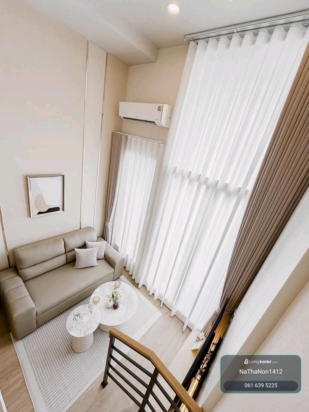 🏙️For rent, beautifully decorated room, brand new, 2 floors, city view, fully furnished, complete with electricity. Talk to us 📱or Line: 0616395225 – รูปที่ 3