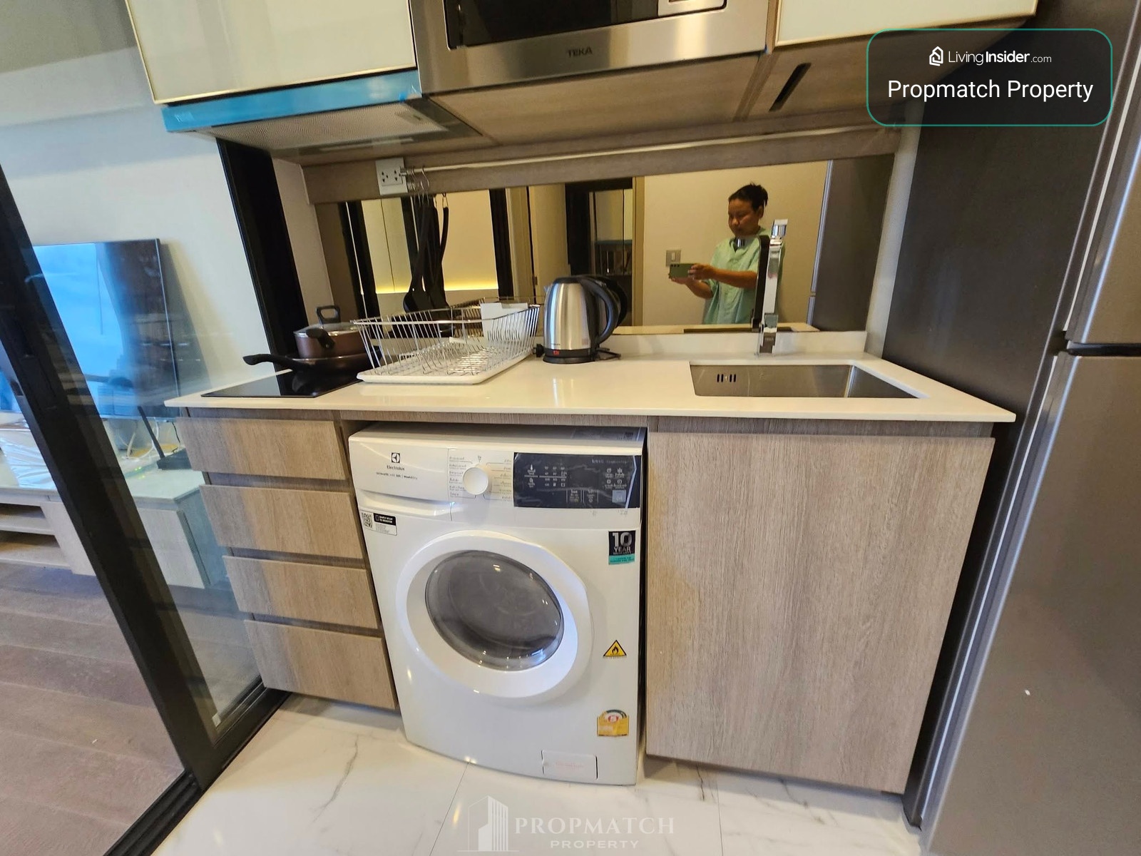 ✨Flash Deal ✨Park Origin Phayathai (1Bed 1Bath 25.21SQM.) พร้อมอยู่ ! เพียง 23,000 บาทต่อเดือน Tel.0981315848 @propmatch  – รูปที่ 2