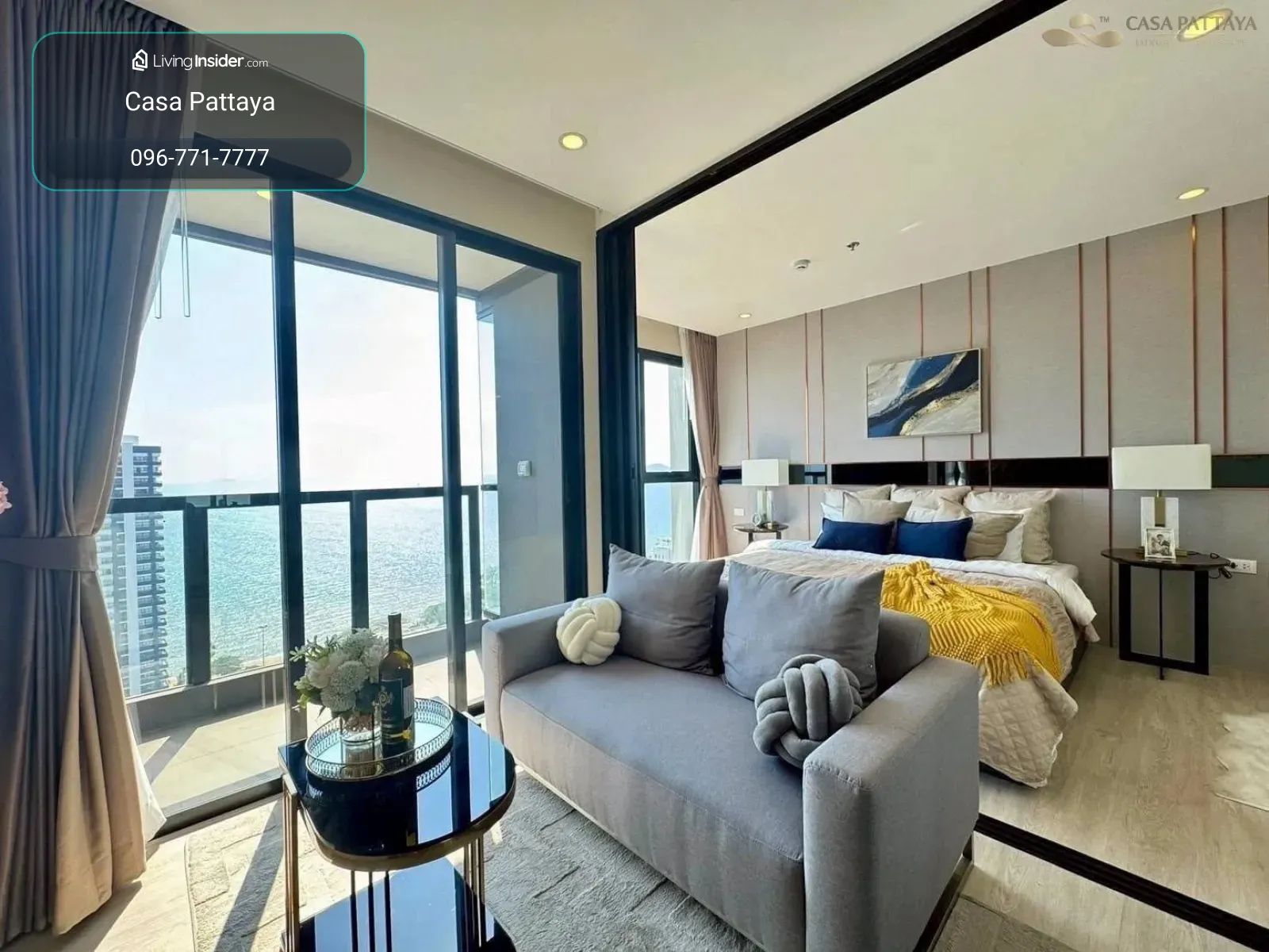 ขายและให้เช่า คอนโดหรู The Panora  ชั้น 27 วิวทะเลเกาะล้าน! – รูปที่ 4
