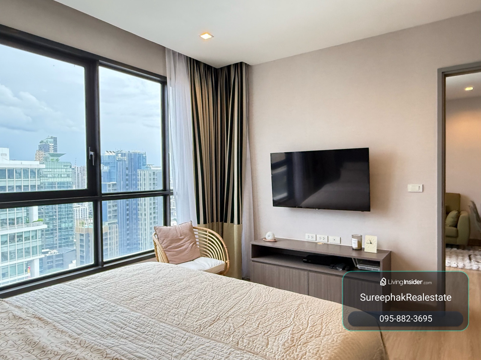 ขายคอนโด HQ Thonglor by Sansiri– ห้องตกแต่งใหม่ ชั้น 31   วิวไม่บล็อค ใกล้ BTS ทองหล่อ ,BTS เอกมัย  – รูปที่ 2
