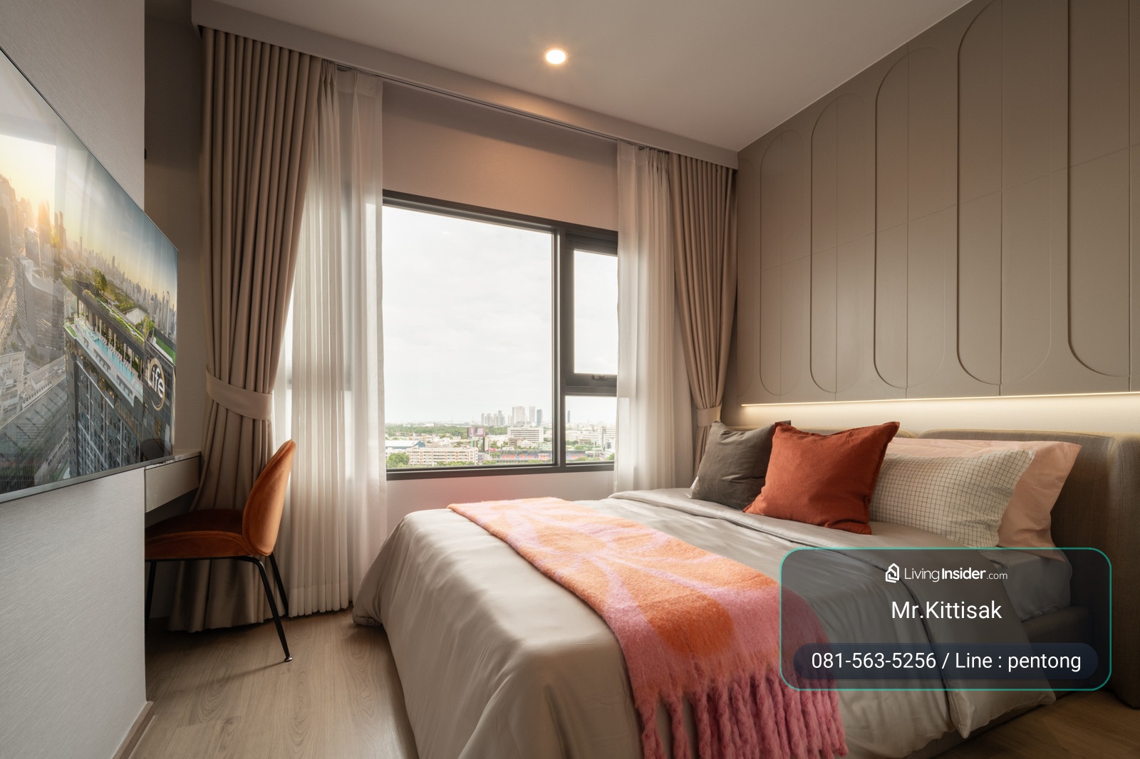 🚨 ห้องสวย 2 ห้องนอน ราคาพิเศษ! Life พระราม 4 - อโศก  เดินทางสะดวก – รูปที่ 4