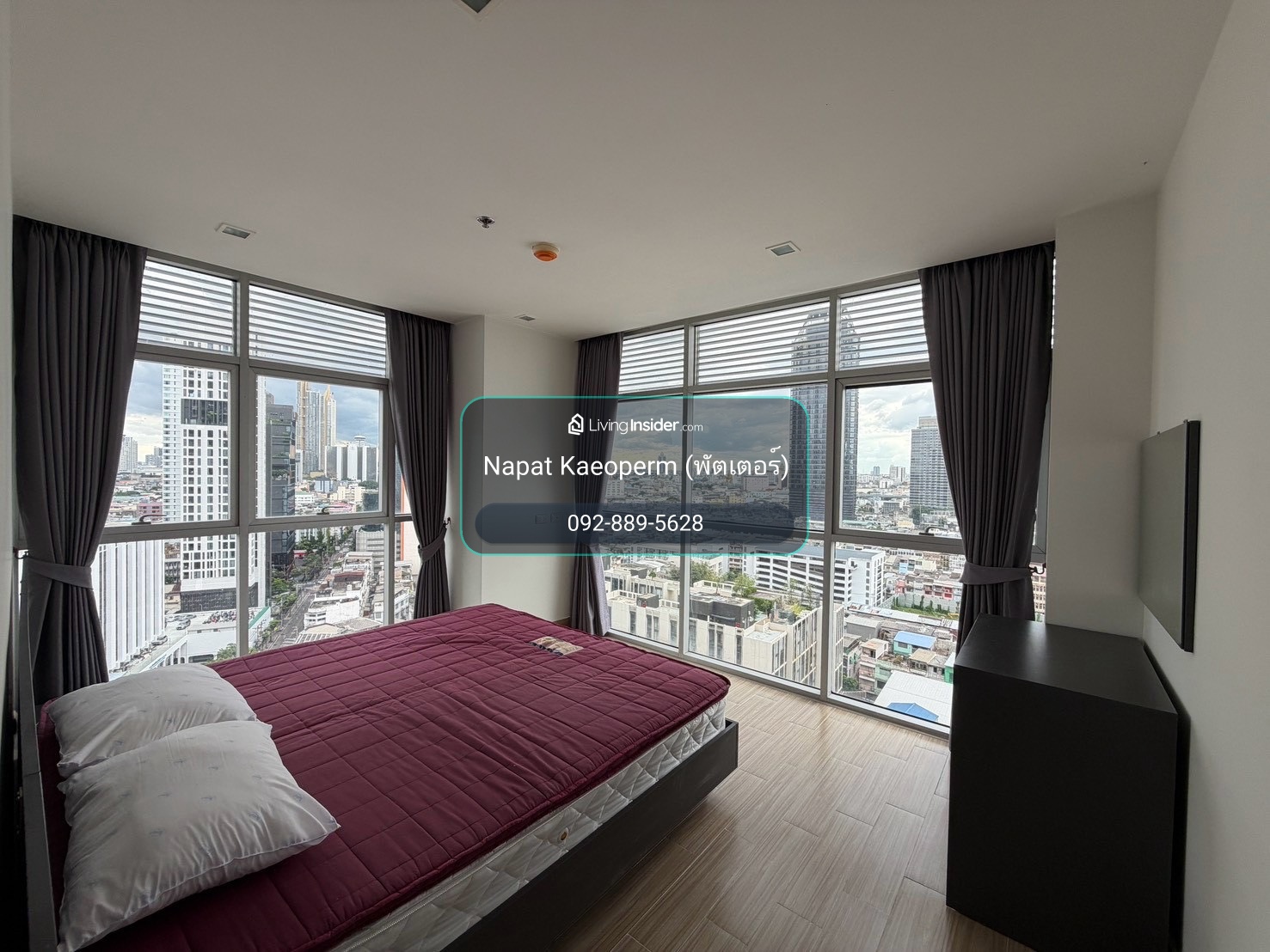 🔥Vertiq rama4 siam🔥64 Sqm🔥ใกล้ Mrt สามย่านมากๆๆ 400 เมตร  ⚡️2B2B⚡️32,000 สนใจติดต่อพัตเตอร์ 0928895628 🔥 line: plustor_ss 🔥 – รูปที่ 2