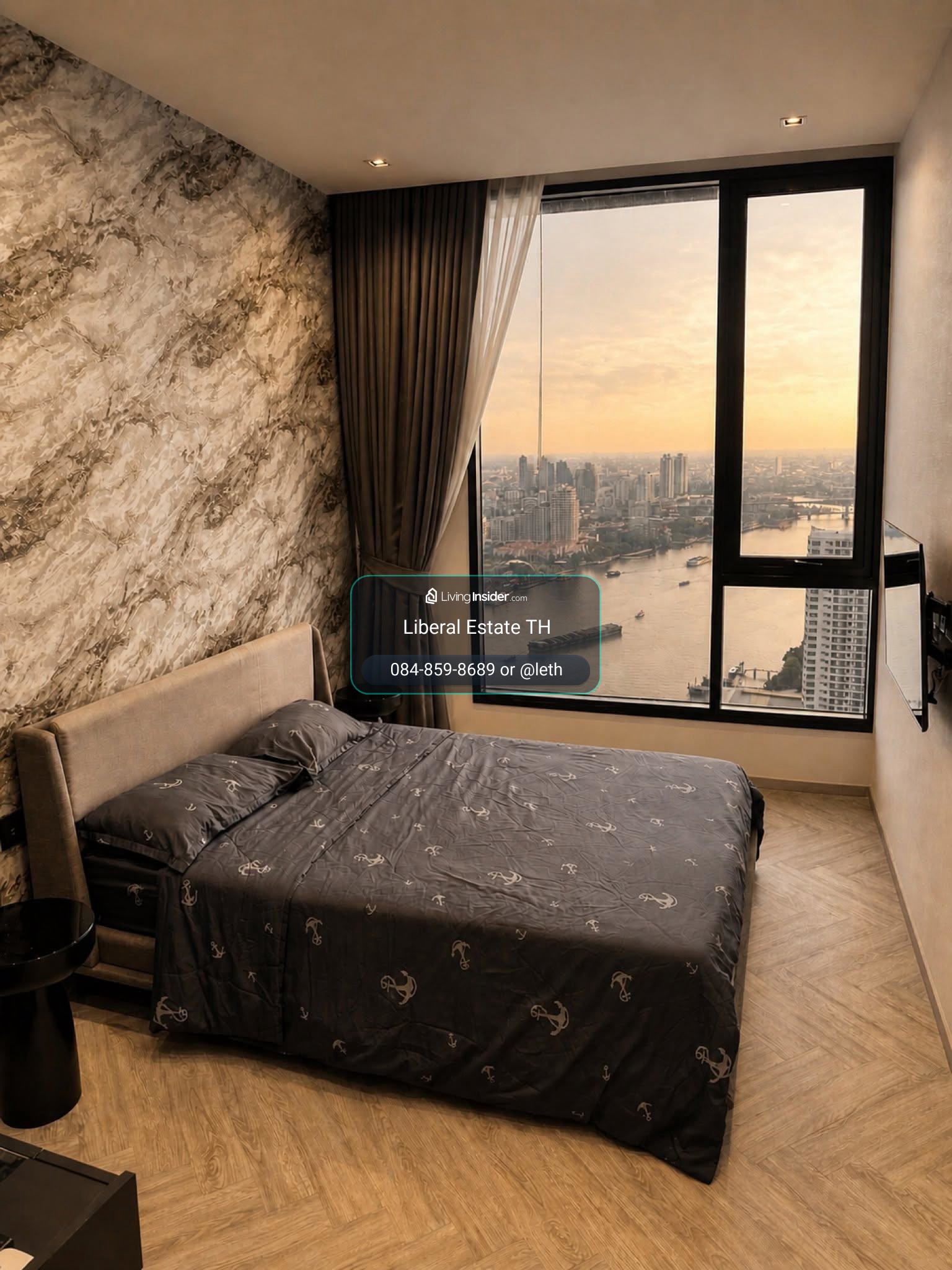 LTH16098 - Luxury Riverside Condo for Rent Charoen Nakhon | Chapter Charoennakorn Riverside | 78.8 sq.m. | 2 Beds 2 Baths | 69K | คอนโดหรูริมน้ำให้เช่า เจริญนคร – รูปที่ 4