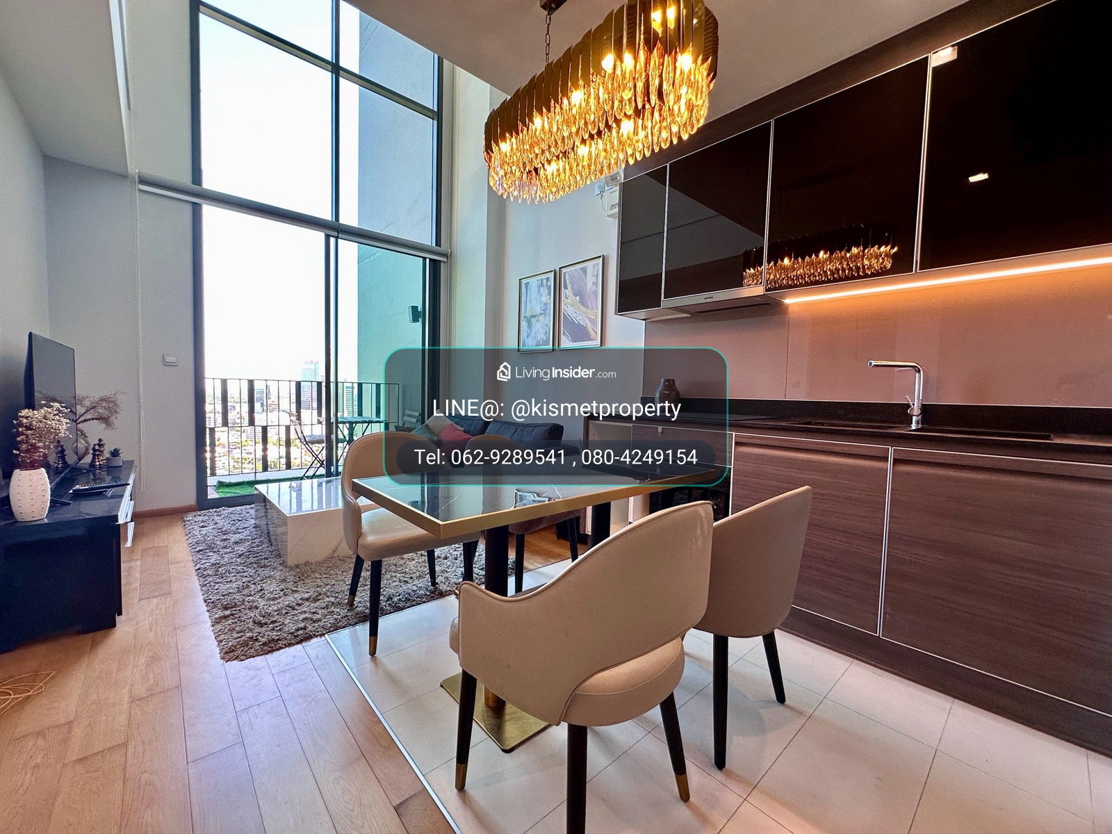 For Rent Keyne by Sansiri Duplex 2beds size 81 sq.m. F/F – รูปที่ 2