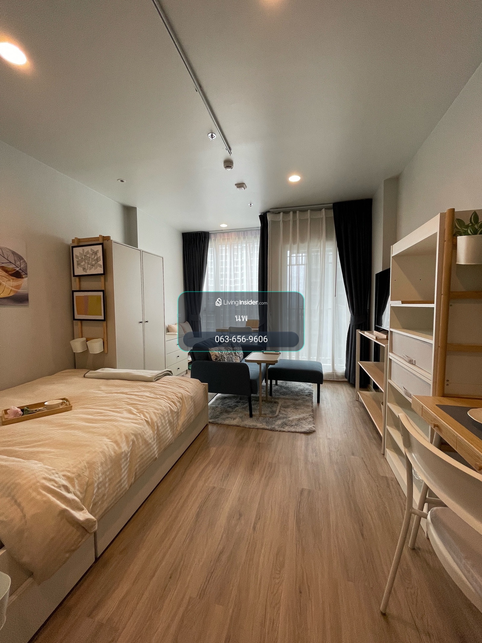 ✨ ห้องใหม่ไม่เคยพักอาศัย | Studio 26.30 ตร.ม. | CULTURE THONGLOR Tel. 0636569606 – รูปที่ 3