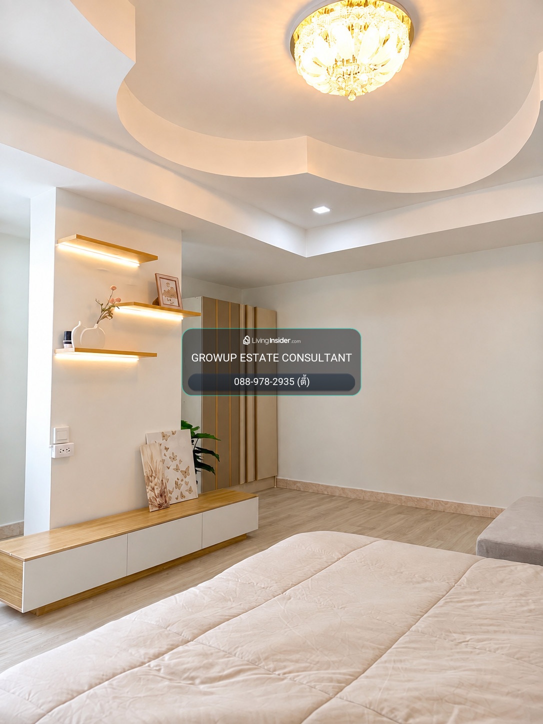 K-7167 🔥🔥Large room, newly decorated, good location, near BTS Udomsuk, urgent sale! Udomsuk Tower ready to move in – รูปที่ 4