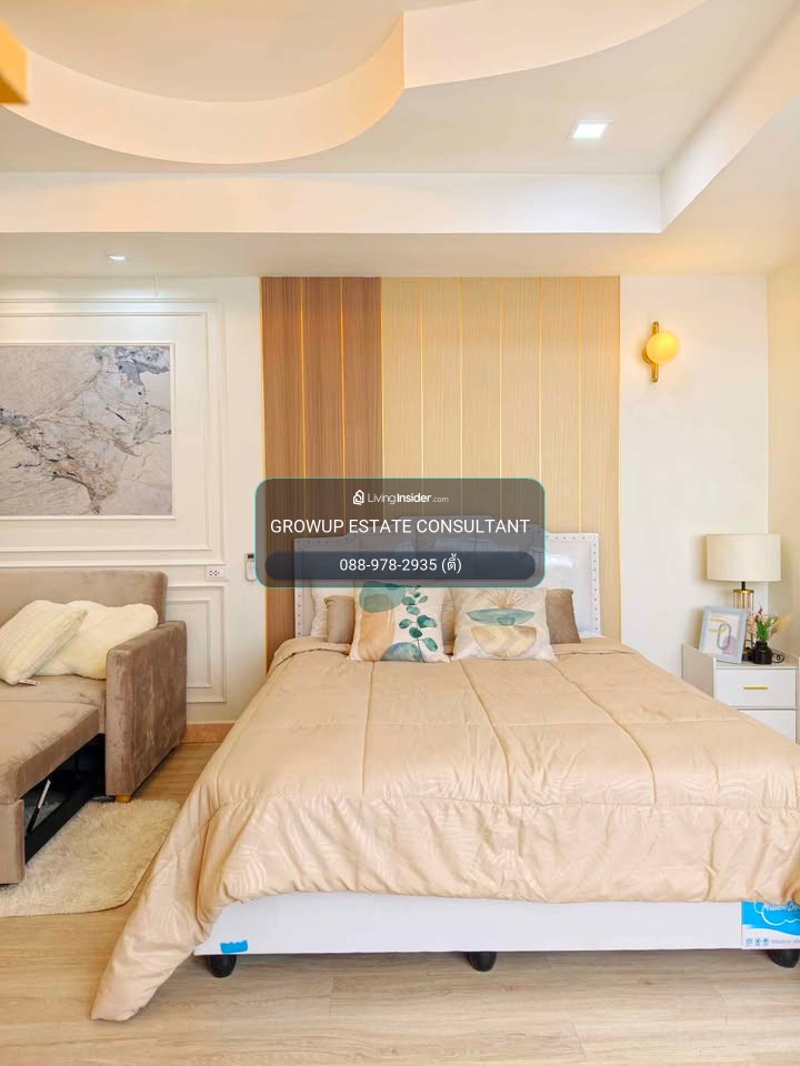 K-7167 🔥🔥Large room, newly decorated, good location, near BTS Udomsuk, urgent sale! Udomsuk Tower ready to move in – รูปที่ 3