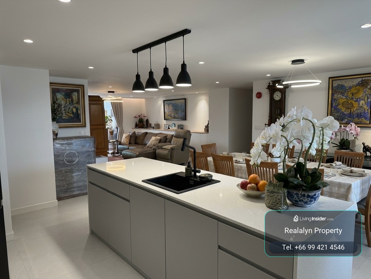 🏙️ Modern Specious✨ 3-Bedroom Corner Condo in Phrom Phong⚡️250 sqm. | THB 125,000/Month | Pet-Friendly 🐾🐶🐈  – รูปที่ 4