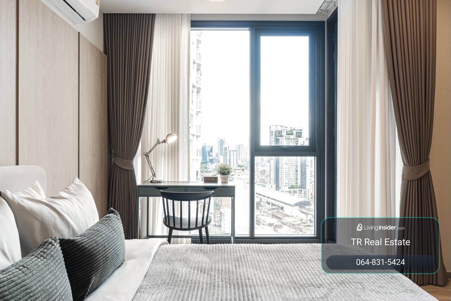 🔥 For rent XT Phayathai (XT Phayathai) | next to BTS Phayathai | big room 42 sq m. | 1 bedroom, 24th floor | 24,000 baht/month | PK0192 | Line @979ywrvr – รูปที่ 3