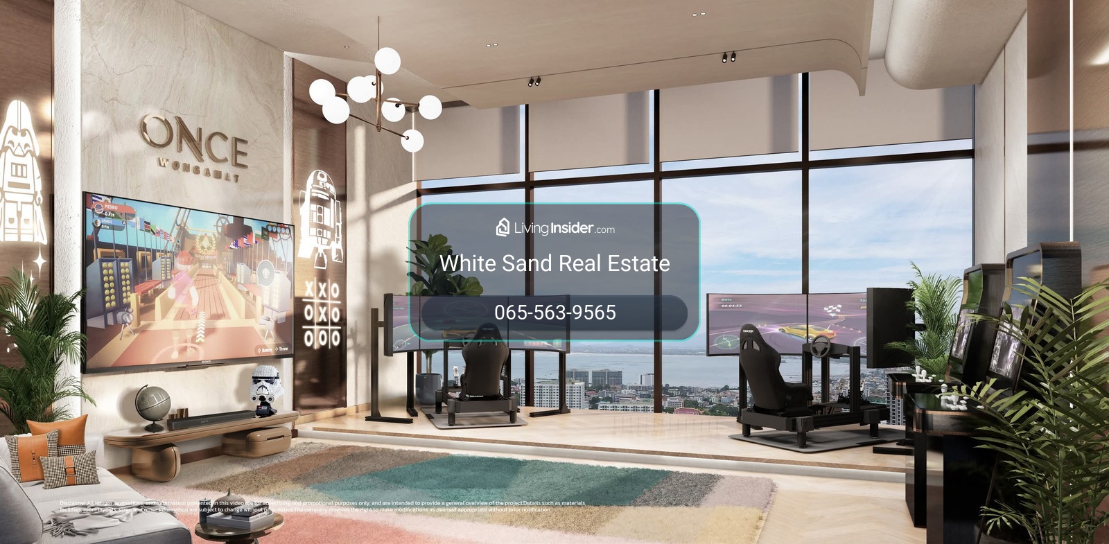 วันซ์ วงศ์อมาตย์ คอนโด Ultra Luxury 56 ชั้น ทำเลวงศ์อมาตย์ วิวทะเลพาโนรามา ส่วนกลาง 5 ดาว เริ่ม 7.8 ลบ. Line: @whitesand โทร. 093-1681685  – รูปที่ 2