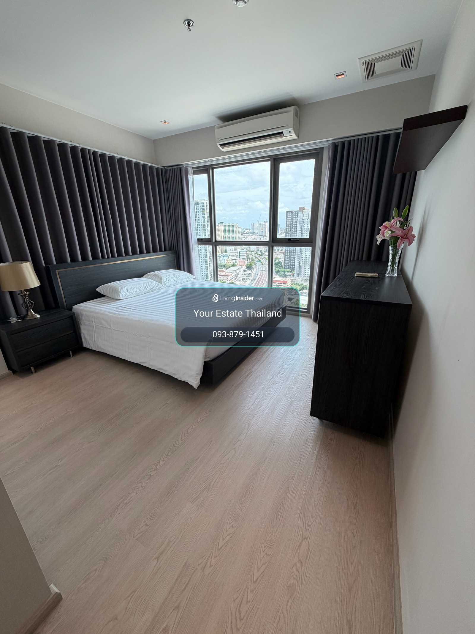 Whizdom รัชดา ท่าพระ ใกล้ bts ตลาดพลู ตรงข้าม The Mall thapra ว่างให้เช่า 2 ห้องนอน Fully furnished – รูปที่ 4