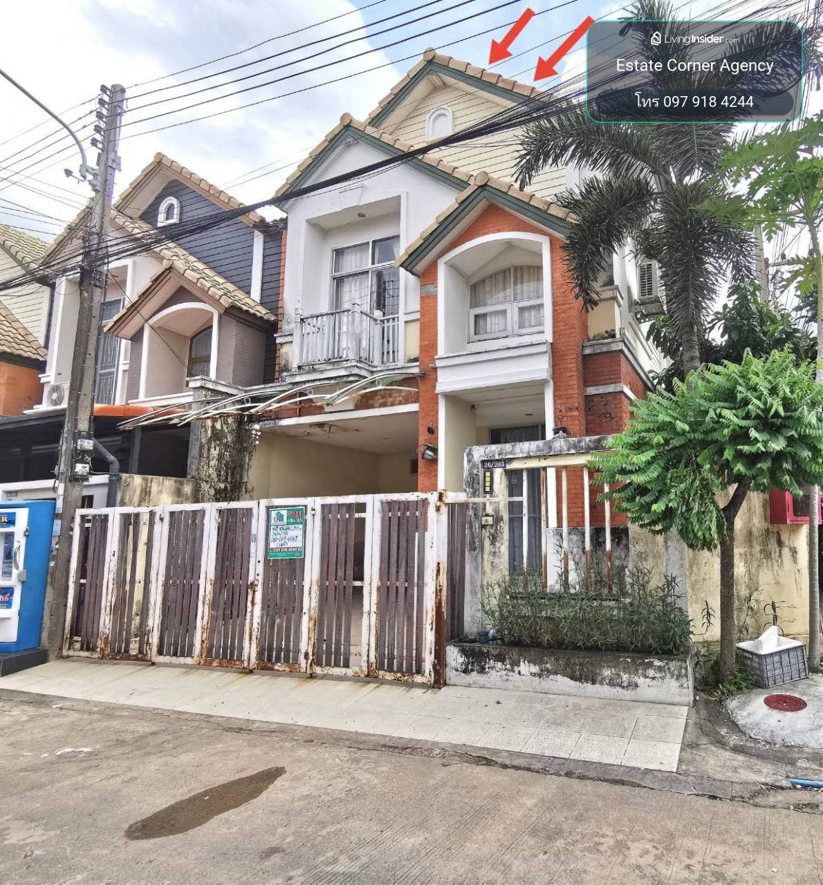 95643 - ขายด่วน !! ทาวน์เฮ้าส์หลังมุม โครงการหมู่บ้านวรางกูล คลอง 3 เนื้อที่ใหญ่ 24.4 ตร.วา – รูปที่ 2