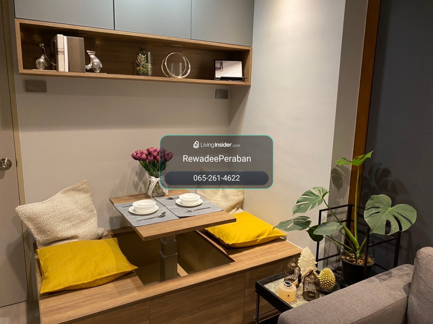 ให้เช่า ✨ Life Ladprao ตึก B ขนาด 1 ห้องนอน 1 ห้องน้ำ 36sqm เฟอร์นิเจอร์ครบ พร้อมเข้าชม 📞 โทรเลย 065-2614622 แทมมี่ – รูปที่ 2