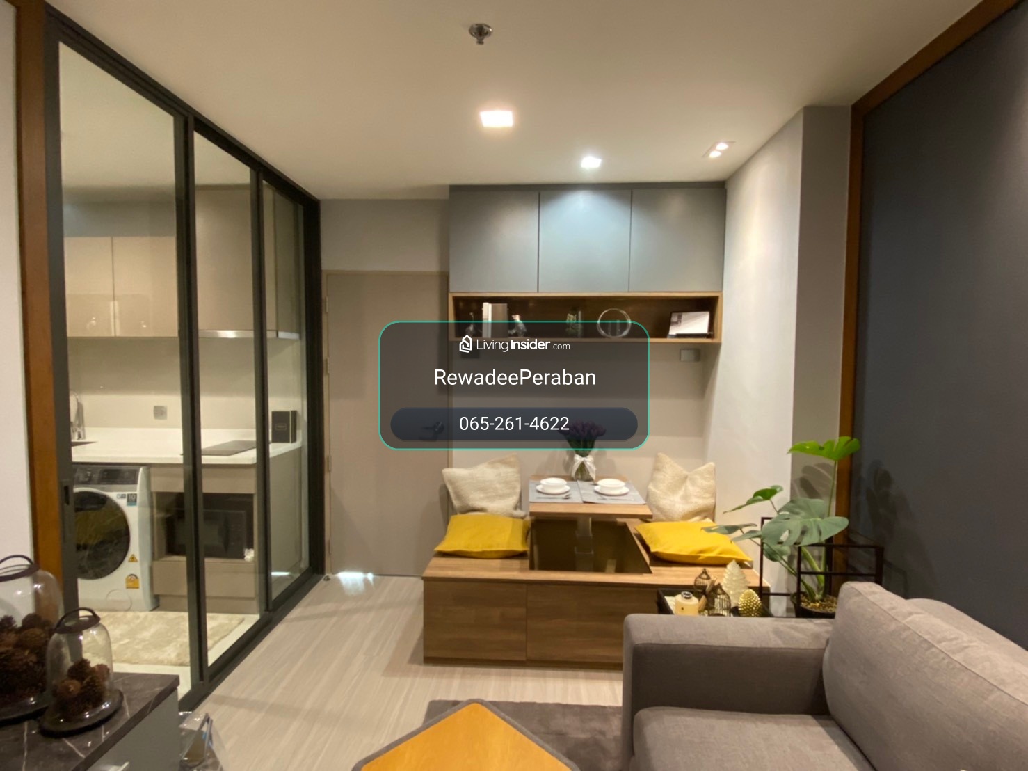 ให้เช่า ✨ Life Ladprao ตึก B ขนาด 1 ห้องนอน 1 ห้องน้ำ 36sqm เฟอร์นิเจอร์ครบ พร้อมเข้าชม 📞 โทรเลย 065-2614622 แทมมี่ – รูปที่ 3