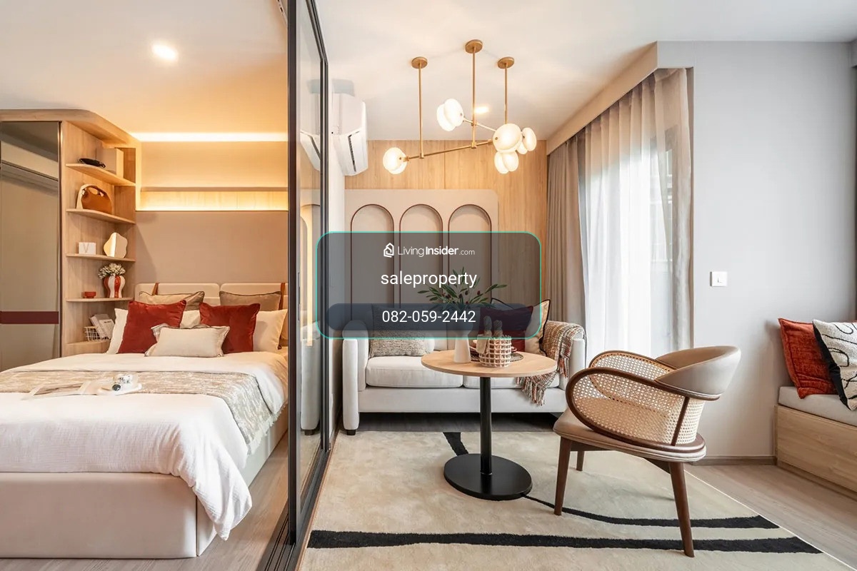 Aspire Sukhumvit-Rama 4 34 ตร.ม. 1 ห้องนอน พร้อมอยู่ เฟอร์ครบ จบค่าใช้จ่ายด้วยฟรีค่าโอน – รูปที่ 2
