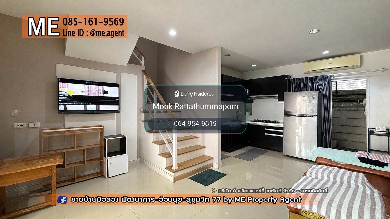 urgent! Buy a townhouse today! Only 3.XX million baht left, Willet Lite Pattanakarn 38, near Ekkamai-Thonglor-Sukhumvit, call 064-954-9619 (TF64-17) – รูปที่ 4