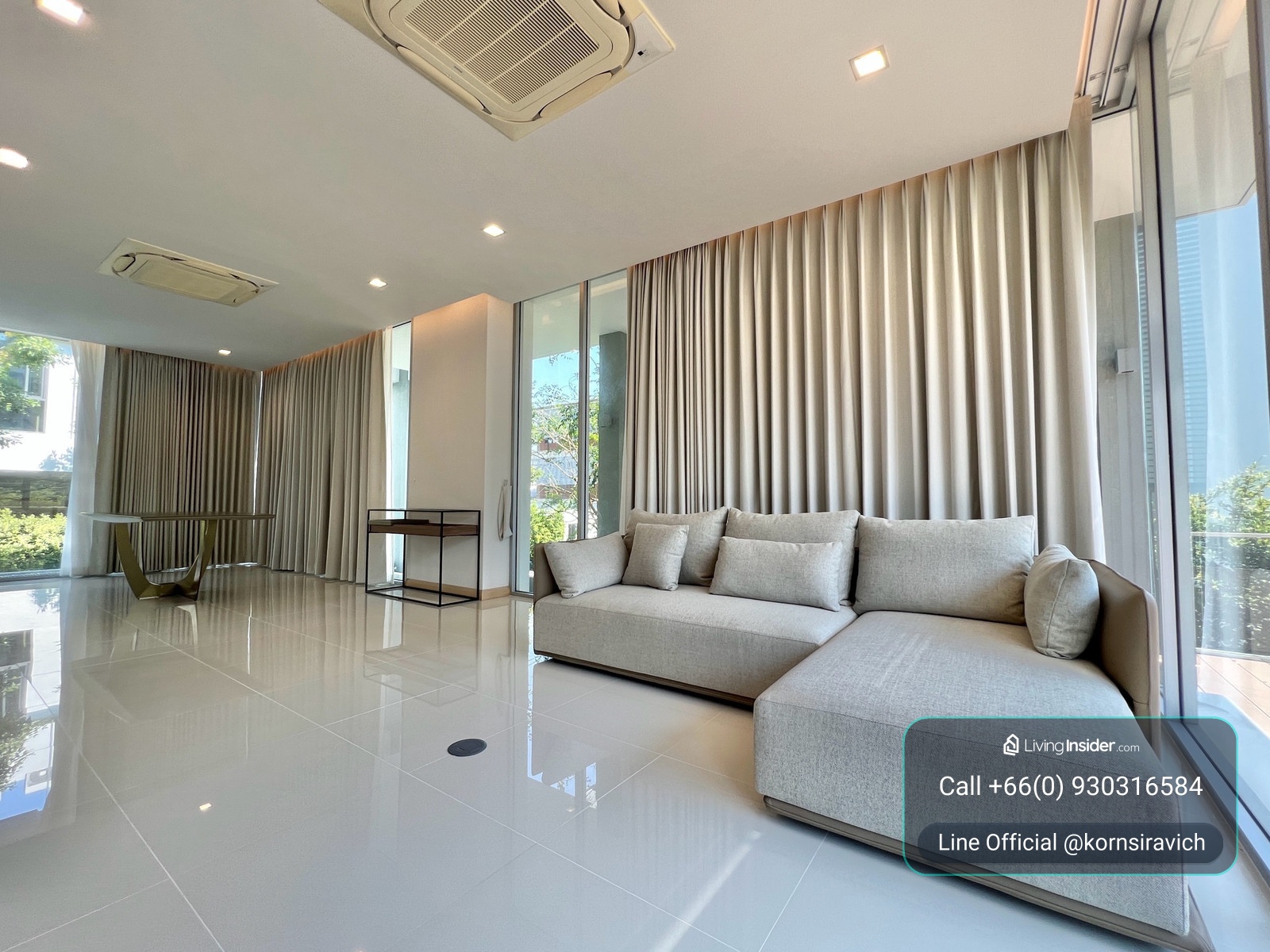 สำหรับเช่า วิลล่า บ้านเดี่ยว พระราม 9 RCA ห้วยขวาง ที่จอดรถ 2 คัน | เลี้ยงสัตว์ได้ – รูปที่ 4