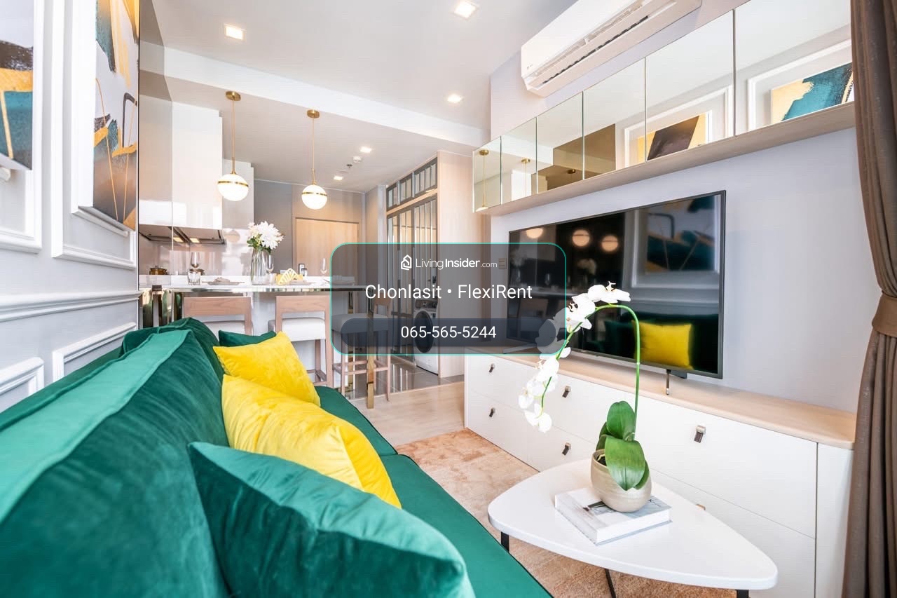🐶🐱 PET-FRIENDLY | ห้องมุมชั้น 19 วิวเมือง 58 ตร.ม. 🔥 ✨ Condo M Thonglor-10 | 2 Bedroom 2 Bathroom | พร้อมอยู่ – รูปที่ 3
