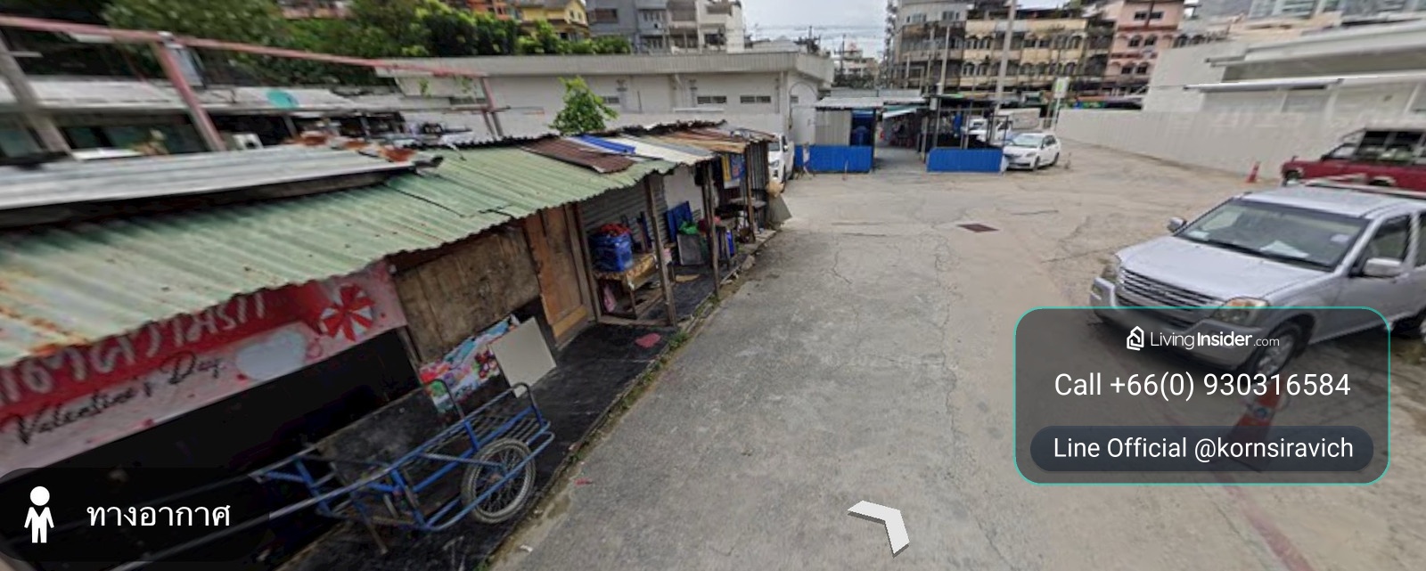 Land for rent, 1 rai 29.3 square wah, Soi Sukhumvit 22, doing business, location Phrom Phong, Bangkok, same alley as Emsphere department store. – รูปที่ 2