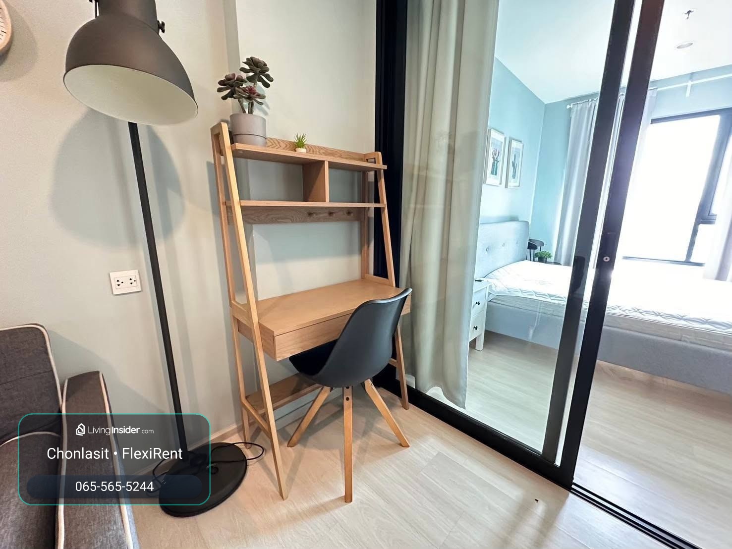 ให้เช่า Life Asoke ✨ 35 ตร.ม. ชั้น 22 | Fully Furnished | ใกล้ MRT เพชรบุรี & ARL มักกะสัน | 21,000 บาท/เดือน – รูปที่ 3