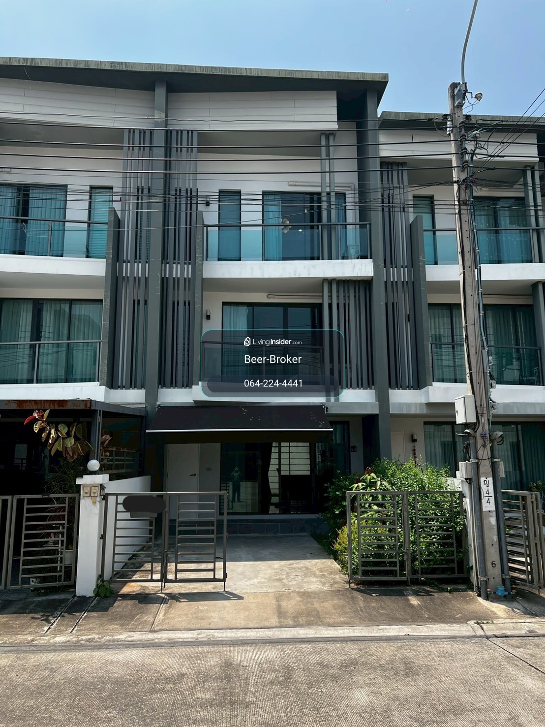ทาวน์โฮม 3ชั้น ติดถนนราชพฤกษ์ แบบติดเลย เดินทางสะดวกมาก ใกล้เซ็นทรัล เฟอร์ครบตามรูป  – รูปที่ 2