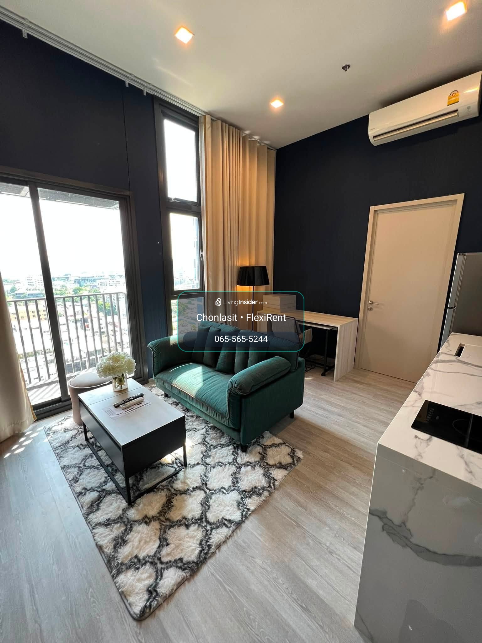 For rent The Line Sukhumvit 101 ✨ 1 Bedroom 33 sq m. | Near BTS Punnawithi only 250 m. | 2 TVs | 19,500 baht/month – รูปที่ 2