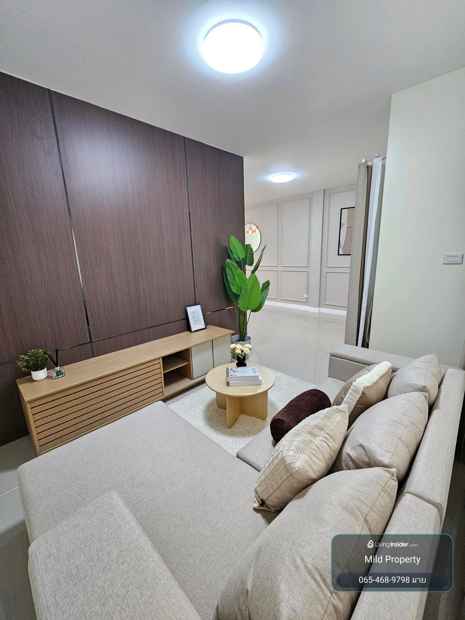 For sale 4.59 million, 3-story townhome, Baan Suan Racha, Krungthep Kreetha 7, newly decorated, beautiful, ready to move in. – รูปที่ 3