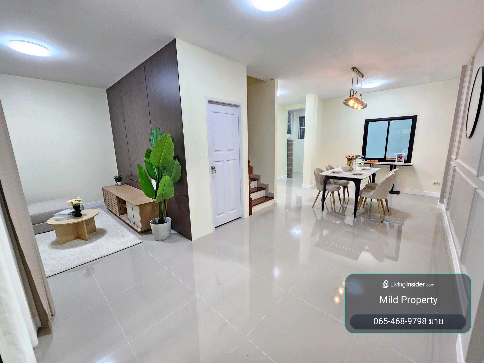 For sale 4.59 million, 3-story townhome, Baan Suan Racha, Krungthep Kreetha 7, newly decorated, beautiful, ready to move in. – รูปที่ 4